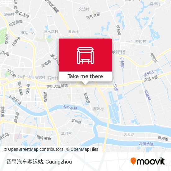 番禺汽车客运站 map