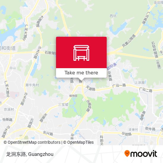 龙洞东路 map