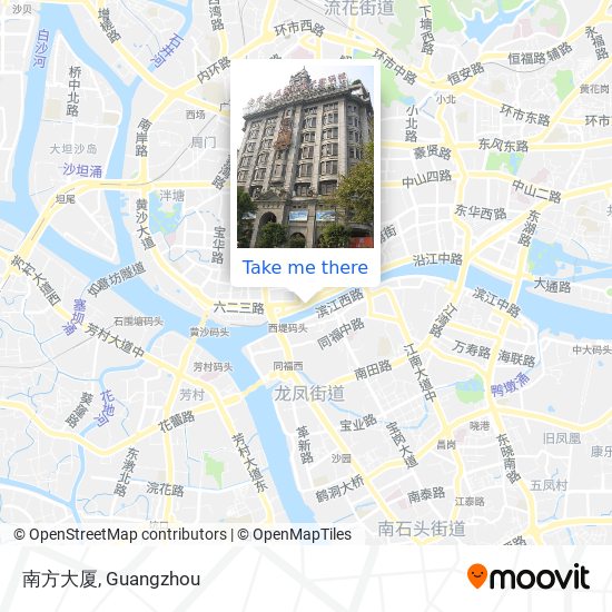 南方大厦 map