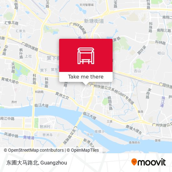 东圃大马路北 map