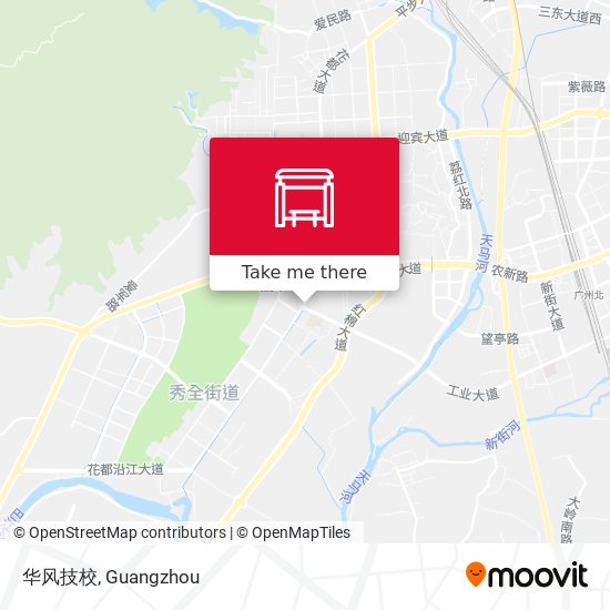 华风技校 map