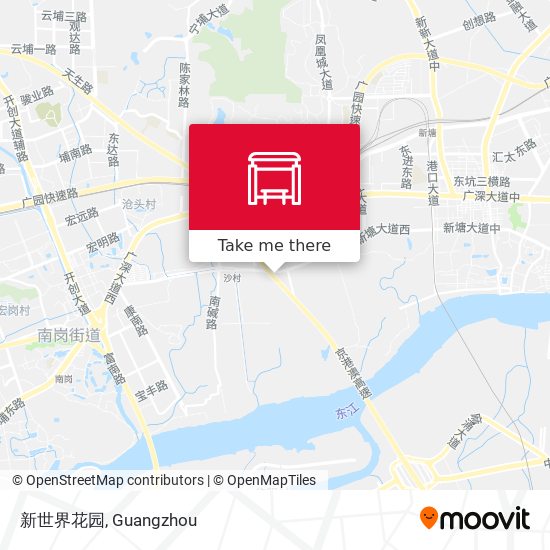 新世界花园 map