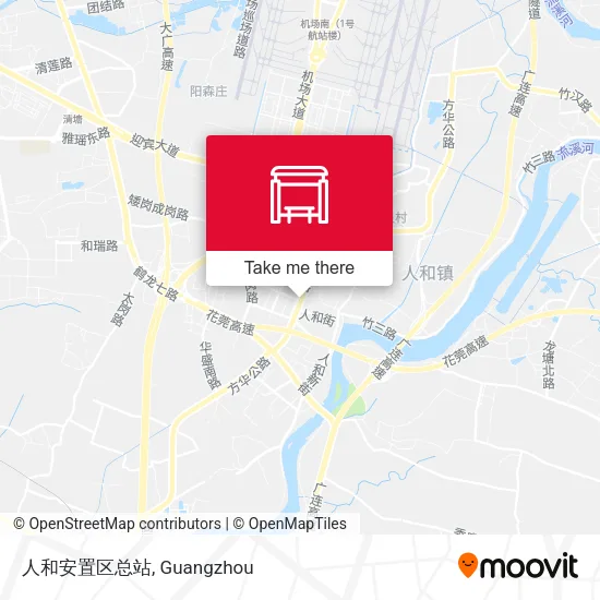 人和安置区总站 map