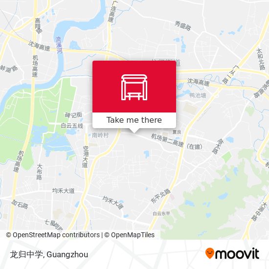 龙归中学 map