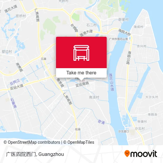 广医四院西门 map