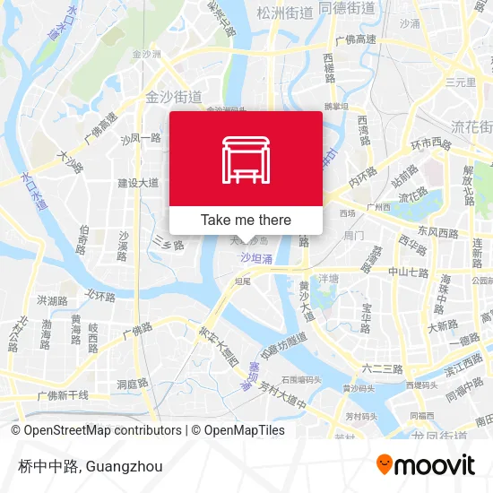 桥中中路 map