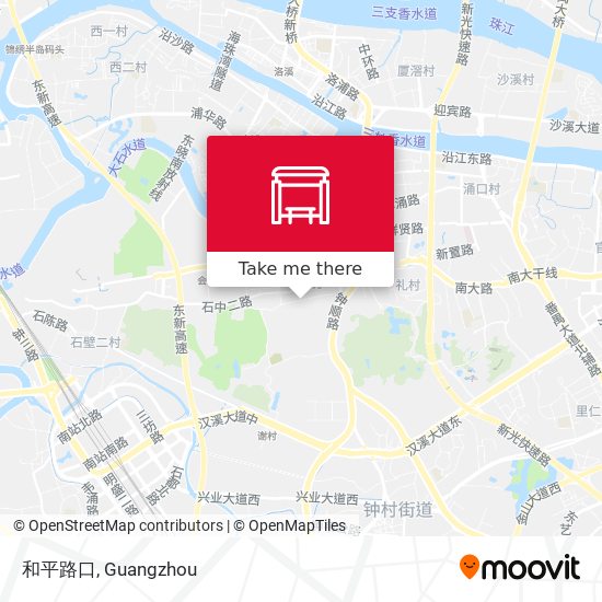 和平路口 map