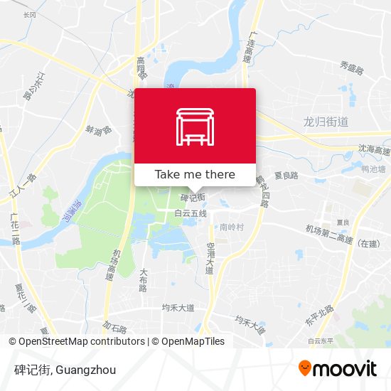 碑记街 map