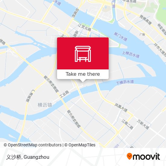 义沙桥 map