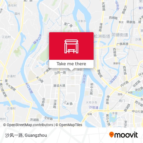 沙凤一路 map