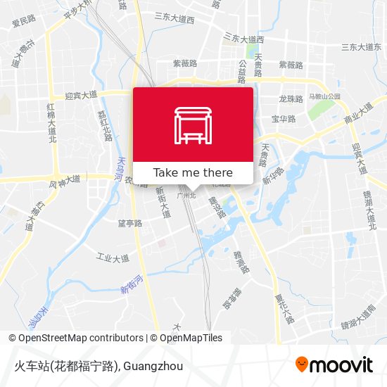 火车站(花都福宁路) map