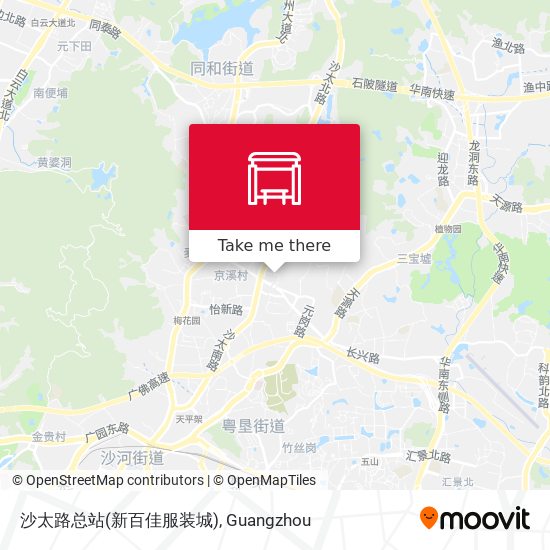 沙太路总站(新百佳服装城) map