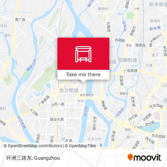 环洲三路东 map