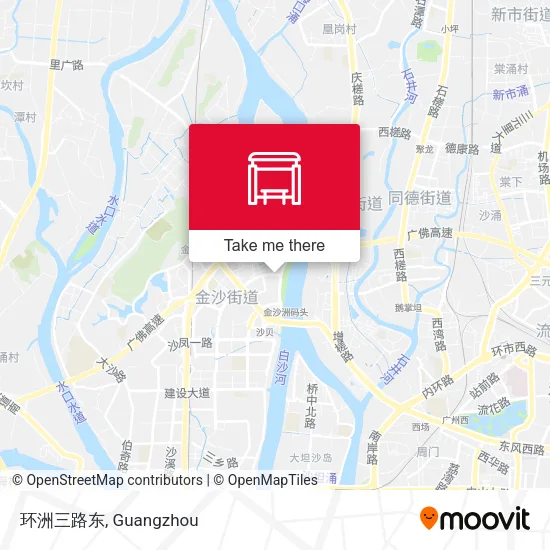 环洲三路东 map