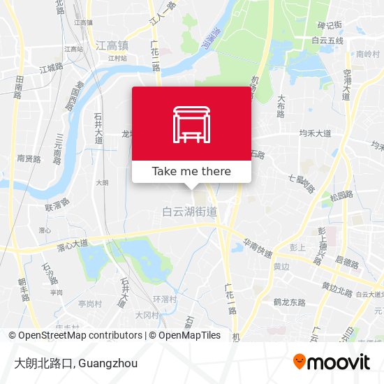 大朗北路口 map