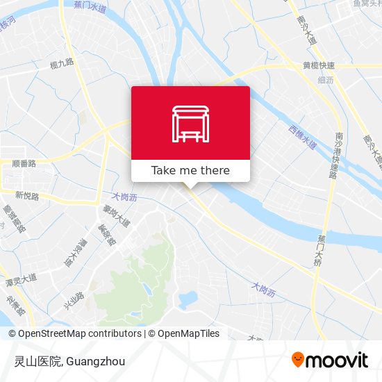 灵山医院 map
