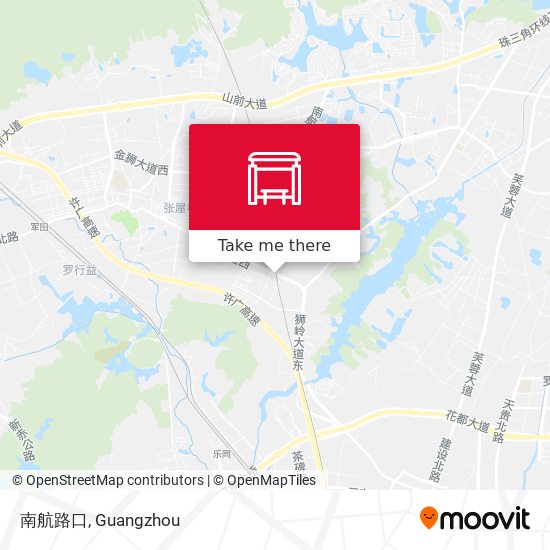 南航路口 map