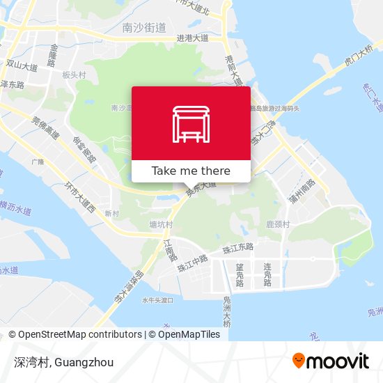 深湾村 map
