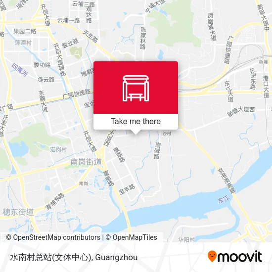 水南村总站(文体中心) map