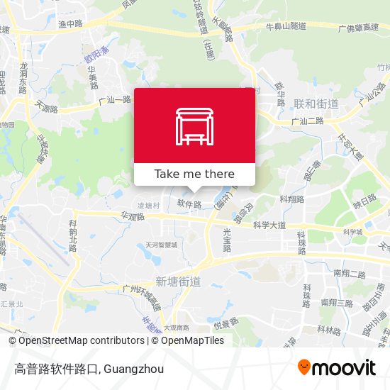 高普路软件路口 map