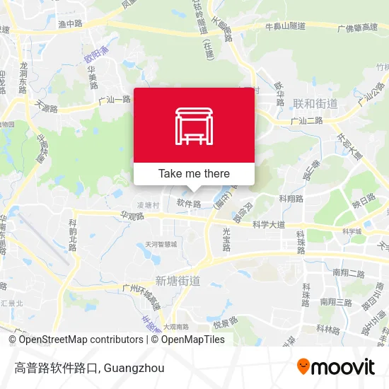 高普路软件路口 map