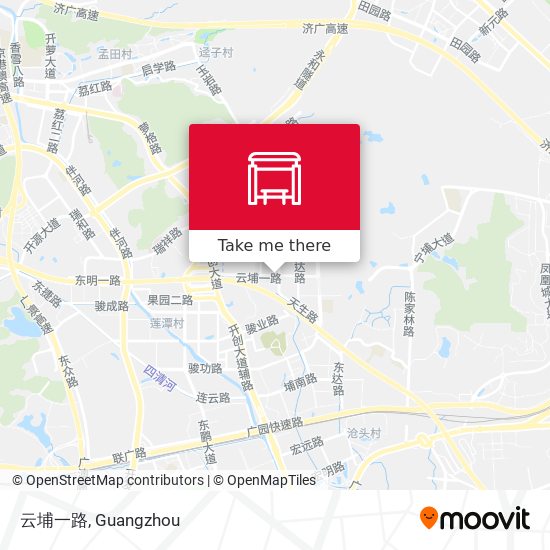 云埔一路 map