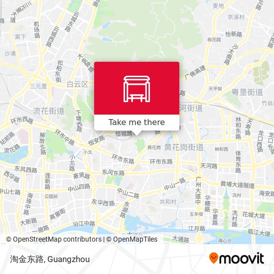 淘金东路 map