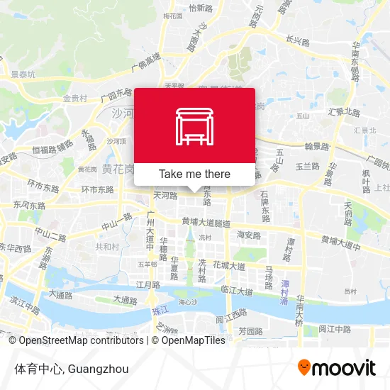 体育中心 map