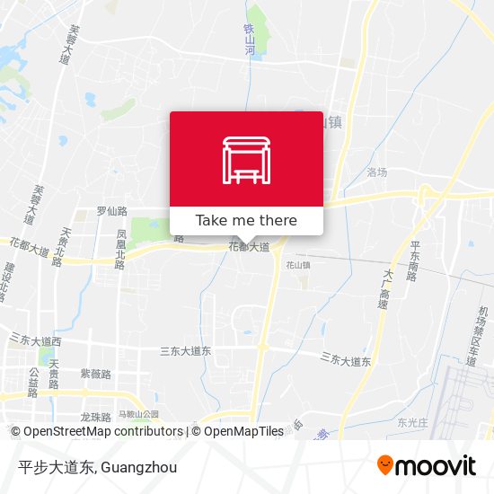 平步大道东 map