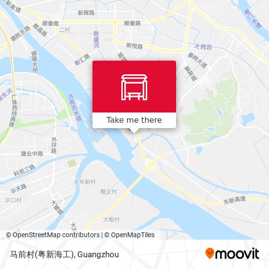 马前村(粤新海工) map