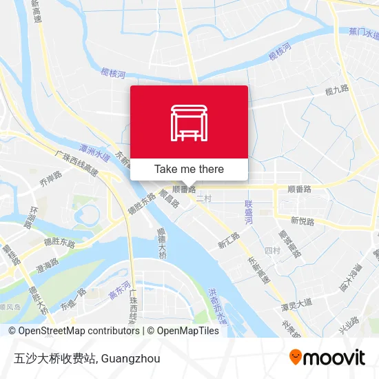 五沙大桥收费站 map
