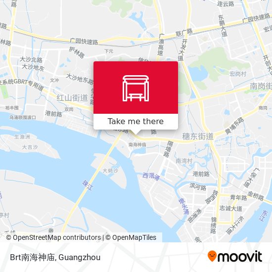 Brt南海神庙 map