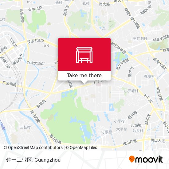 钟一工业区 map