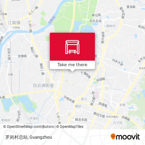 罗岗村总站 map