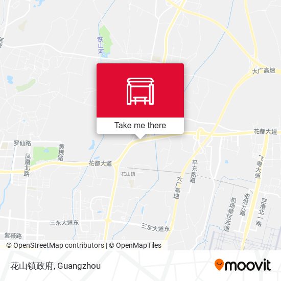 花山镇政府 map