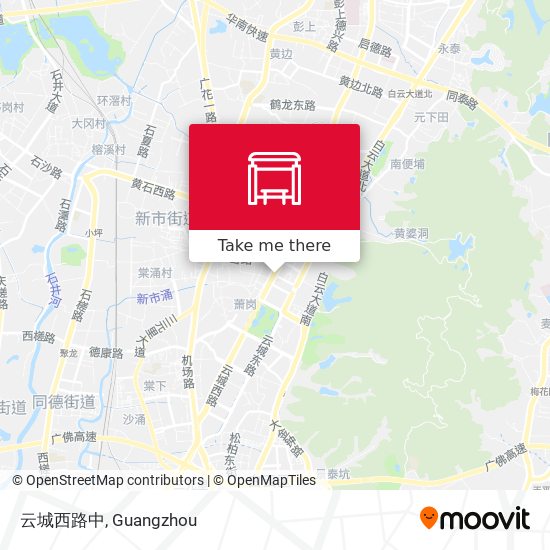 云城西路中 map