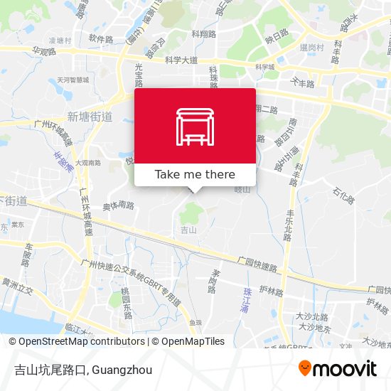 吉山坑尾路口 map