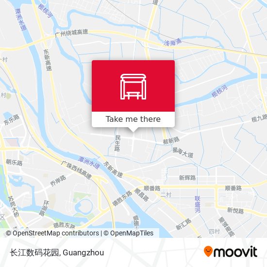 长江数码花园 map