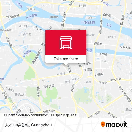 大石中学总站 map