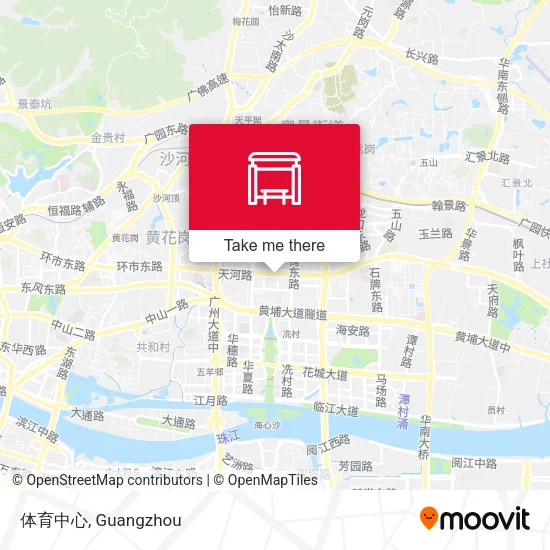 体育中心 map