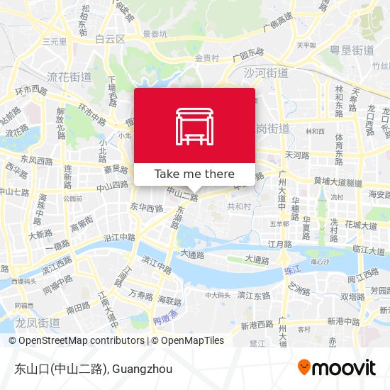 东山口(中山二路) map