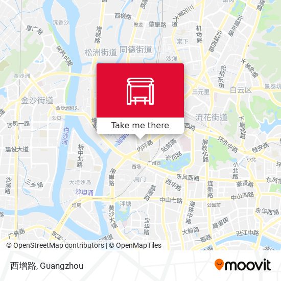 西增路 map