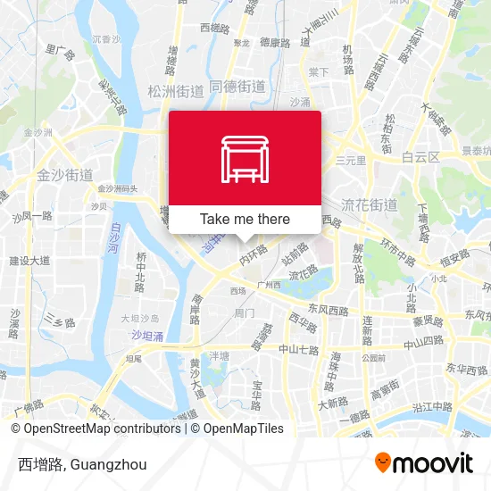 西增路 map