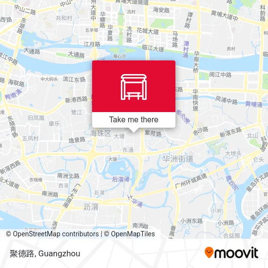 聚德路 map