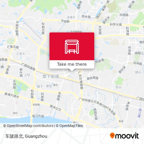 车陂路北 map