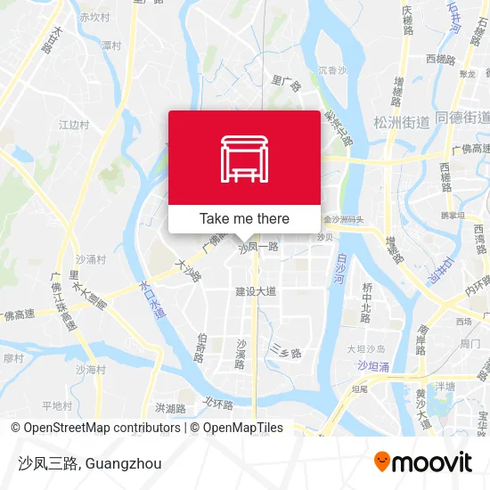 沙凤三路 map