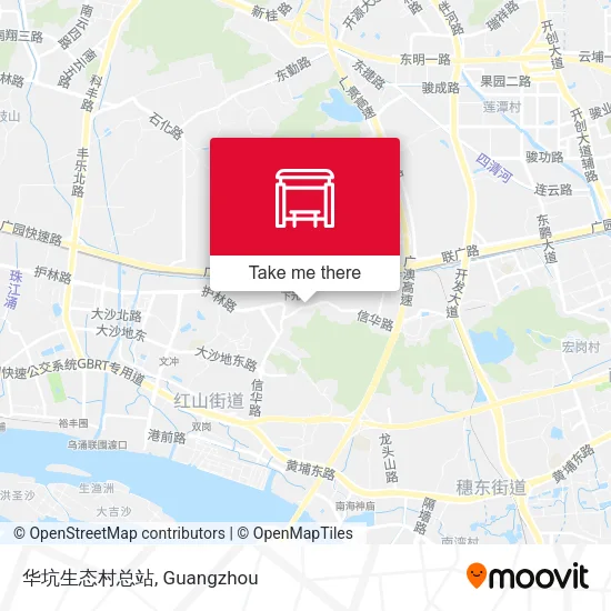 华坑生态村总站 map