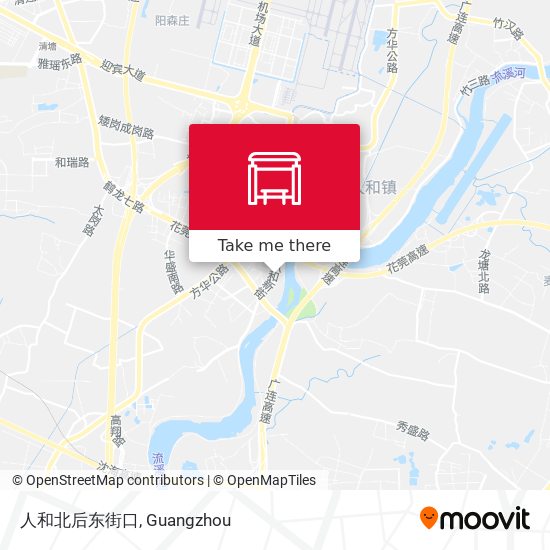 人和北后东街口 map