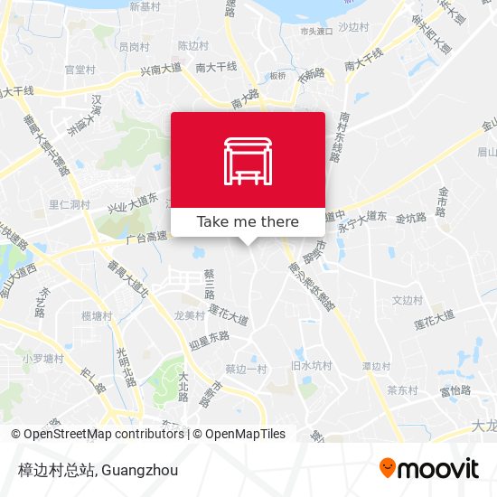 樟边村总站 map