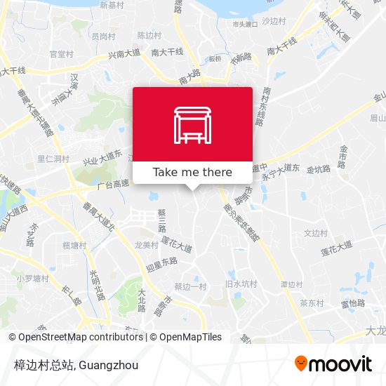 樟边村总站 map